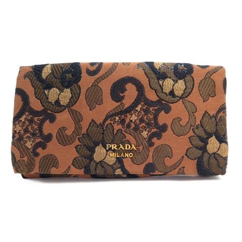 prada milano portemonnaie canvas